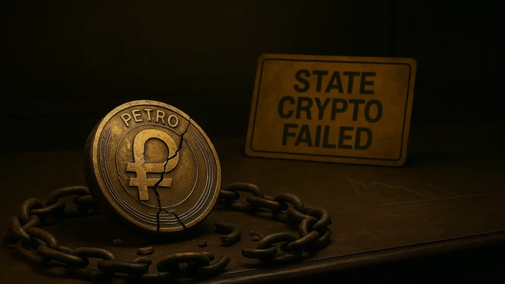 Petro (PTR): A Case Study in State Backed Cryptocurrency Failure